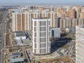 Мкр. «Новокосино-2». Вид корпуса 17 и окрестностей. Аэрофотосъемка от 09.04.2018 г.