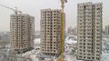 Ход строительства. Корпуса 1-6. Отделка фасадов и внутренние работы. Аэрофотосъёмка от 24.01.18 г.