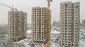Ход строительства. Корпуса 1-6. Отделка фасадов и внутренние работы. Аэрофотосъёмка от 24.01.18 г.