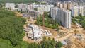 Вид строительной площадки. Аэрофотосъемка от 07.06.2021 г.
