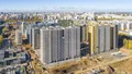 ЖК «Летний сад». Ход строительства. Корпуса 2Б, 3Б. Котлован под корпуса 1А, 1Б. Аэрофотосъемка. Фото от 11.10.2018 г.