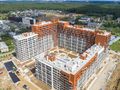 Ход строительства 9 корпуса. Ведутся финальные внутренние работы. Аэрофотосъёмка от 6.07.18 г.