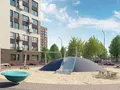 Двор 4-го корпуса шестнадцатой фазы строительства.
