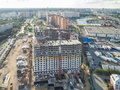 ЖК «Котельнические высотки». Ход строительства. Аэрофотосъемка. Фото от 04.08.2016 г.