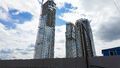 Ход строительства. Монтаж верхних этажей и отделка фасадов. Фото от 19.06.2026 г.