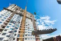 Ход строительства. Ведутся фасадные работы. Июль 2018 года.