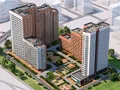Жилой комплекс возведен в экологически чистом районе. Комплекс включает в себя три монолитно-каркасных здания разной этажности.