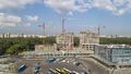 Вид стройки со стороны автовокзала. Аэрофотосъемка 11.06.2019 г