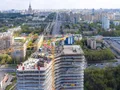МФК «Штаб квартира на Мосфильмовской». Окрестности. Аэрофотосъемка. Фото от 30.04.2016 г.