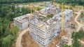 Корпус 4, стадия строительства. Аэрофотосъемка от 14.07.2019 г.
