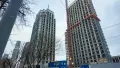 Ход строительства. Монтаж верхних этажей и отделка фасадов. Фото от 14.12.2025 г.
