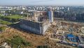 Ход строительства. Общий вид строительной площадки. Аэрофотосъемка от 22.07.2019 г.