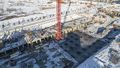 Ход строительства. Монтаж нижних этажей 35 корпуса. Аэрофотосъемка от 25.03.2019
