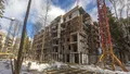 Ход строительства. Возведение верхних этажей. Фото 3.03.2021 г.