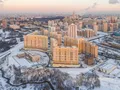 ЖК «Мосфильмовский». Общий вид. Аэрофотосъемка. Фото от 05.02.2017 г.