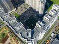 ЖК «Новое Измайлово». Парковочные места для автомобилей. Аэрофотосъемка. Фото от 08.08.2016 г.