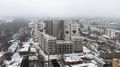 Общий вид на стройку. Ход строительства. Аэрофотосъемка. Фото от 15.12.2019 г.