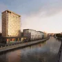 Корпус 1 расположен на первой линии Москва-реки