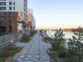 ЖК «Ривер Парк». Обустройство набережной. Фасад корпуса 6. Аэрофотосъемка от 15.11.2018