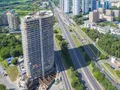 МФК «Штаб квартира на Мосфильмовской». Ход строительства. Аэрофотосъемка. Фото от 25.06.2016 г.