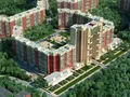 Вид сверху на микрорайон.