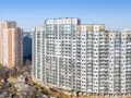 ЖК «Панорама Сколково». Отделка фасада. Аэрофотосъемка 23.03.2016 г.
