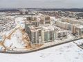 ЖК «Испанские кварталы». Ход строительства корпусов 1.1, 1.3, 1.4. Окрестности. Аэрофотосъемка. Фото от 21.01.2017 г.