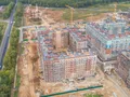 ЖК «Видный город». Ход строительства. Аэрофотосъемка от 26.09.2017 г.