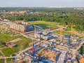 ЖК «Митино О2». Ход строительства. Окрестности. Аэрофотосъемка. Фото от 29.06.2016 г.