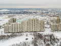 ЖК «Лучи». Ход строительства корпуса 6. Окрестности. Аэрофотосъемка. Фото от 04.01.2017 г.