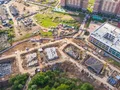 Ход строительства. Возведение корпусов. Аэрофотосъемка от 28.05.2017 г.