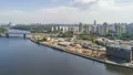 Вид на стройку с реки. Аэрофотосъемка 30.05.2019 г.