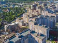 ЖК «Татьянин Парк». Ход строительства корпусов 9, 10, 11, 12, 13, 14, 15. Аэрофотосъемка. Фото от 27.08.2016 г.