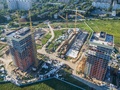 ЖК «Столичный». Ход строительства корпусов 7, 8. Аэрофотосъемка. Фото от 09.08.2016 г.