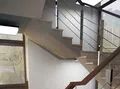 Лестничный узел будет ориентирован на западную сторону дома.