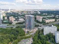 Многофункциональный комплекс «Мосфильмовская». Ход строительства. Аэрофотосъемка. Фото от 15.08.2017 г.