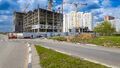 Ход строительства от 25.04.2024г. Вид на строящиеся корпуса.