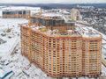 ЖК «Зеленые аллеи». Ход строительства корпуса 2.1. Аэрофотосъемка. Фото от 28.01.2017 г.