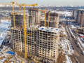 Ход строительства ЖК «Татьянин Парк». Аэрофотосъемка. Фото от 11.03.2016 г.