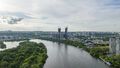 Общий вид. Окружение новостройки. Вид на Спасский затон. Аэрофотосъемка 18.06.2022 г.