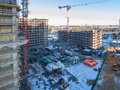 ЖК «Внуково 2017». Ход строительства корпусов 13, 14. Аэрофотосъемка. Фото от  23.11.2016 г.