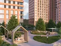 Городские событийные площади и спортивные площадки продолжаются прогулочными маршрутами с кафе и ресторанами с летними террасами, а затем сменяются тихими полянами для спокойного отдыха.
