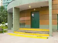 ЖК в районе Левобережный, мкр. 1а. Входная группа. Фото от 09.07.2016 г.