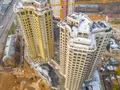 ЖК «Золотые Ворота». Запланировано 14 жилых домов переменной этажности. Аэрофотосъемка от 03.11.2017