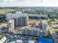 ЖК «Котельнические высотки». Ход строительства. Аэрофотосъемка. Фото от 04.08.2016 г.