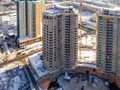 ЖК «Золотые Ворота». Ход строительства. Корпус 15А. Отделка фасада и внутренние работы. Аэрофотосъемка от 14.02.2018 г.