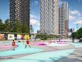 Спортивная площадка во дворе комплекса