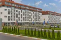 Корпуса жилого комплекса выполнены в современном европейском стиле