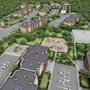 Вид сверху на микрорайон.