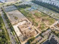 Ход строительства. Закладка фундамента. Аэрофотосъемка от 28.07.17 г.